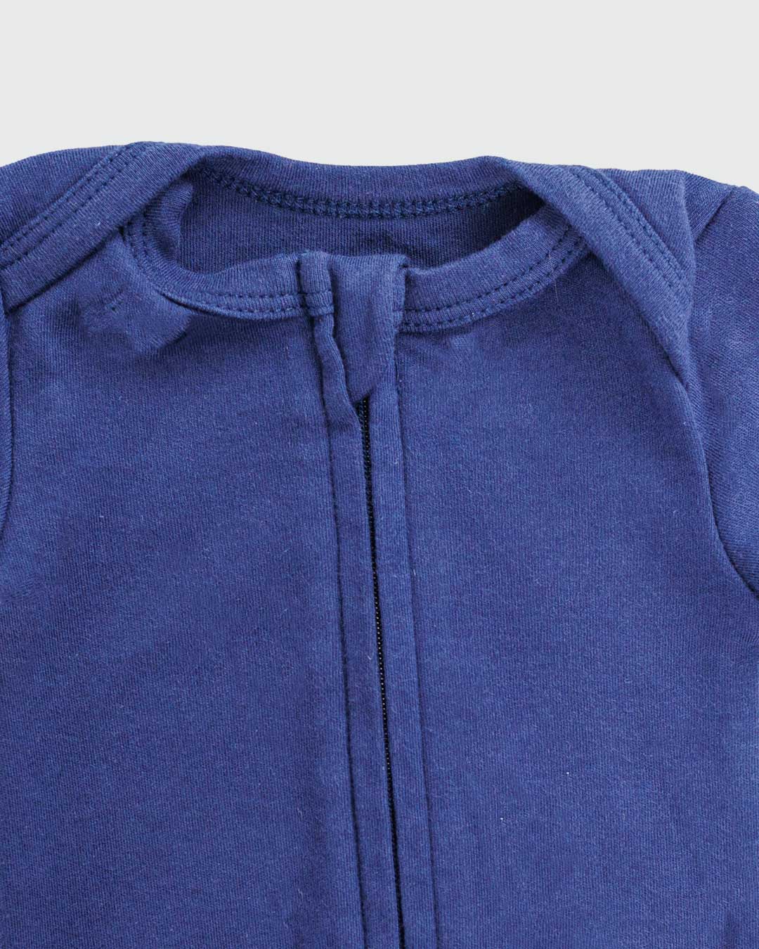 Zipper Bodysuit in Navy - Dreambelles