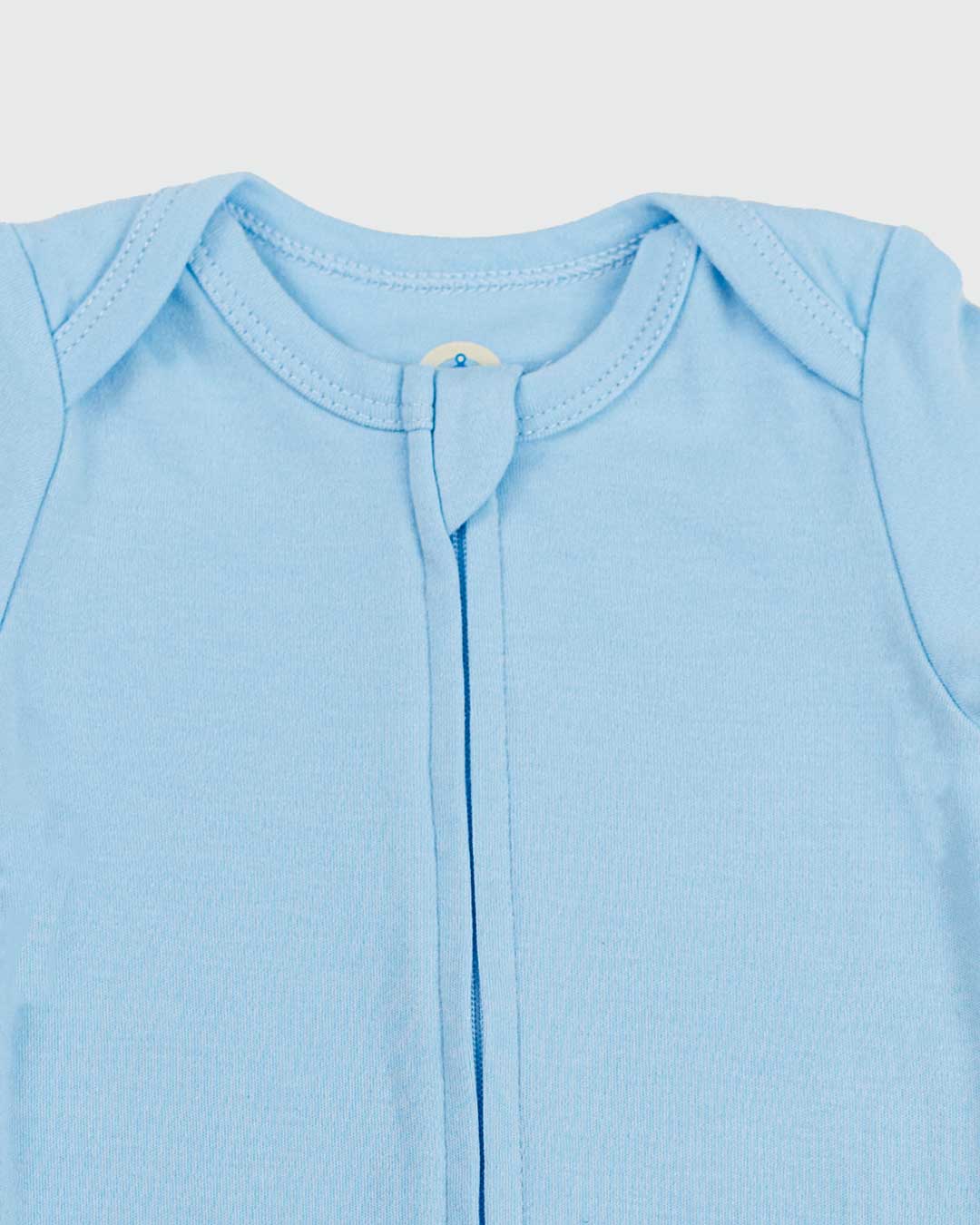 Zipper Bodysuit in Sky - Dreambelles