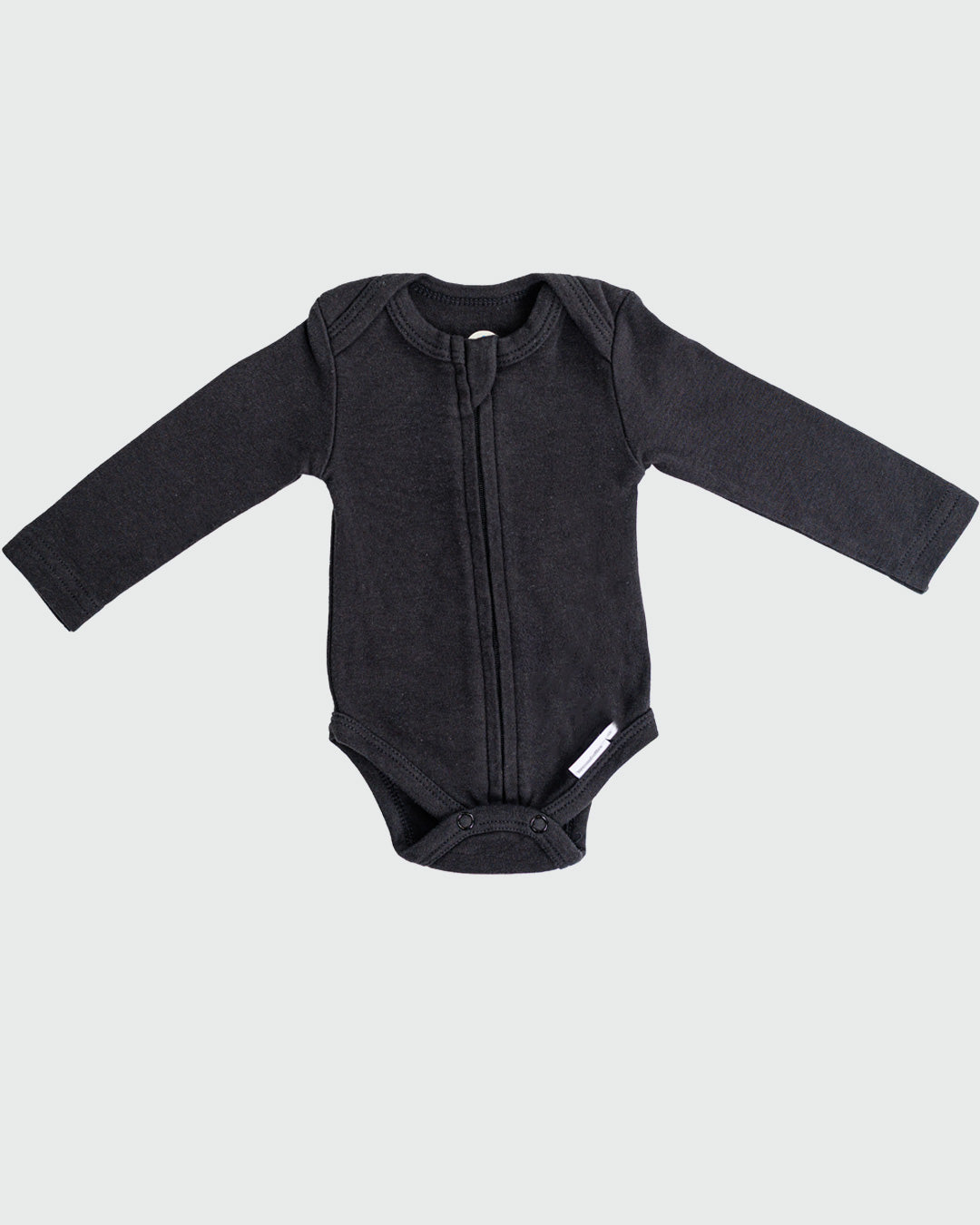 Long Sleeve Zipper Bodysuit in Eclipse - Dreambelles