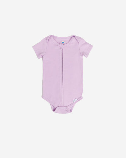 Zipper Bodysuit in Lilac - Dreambelles