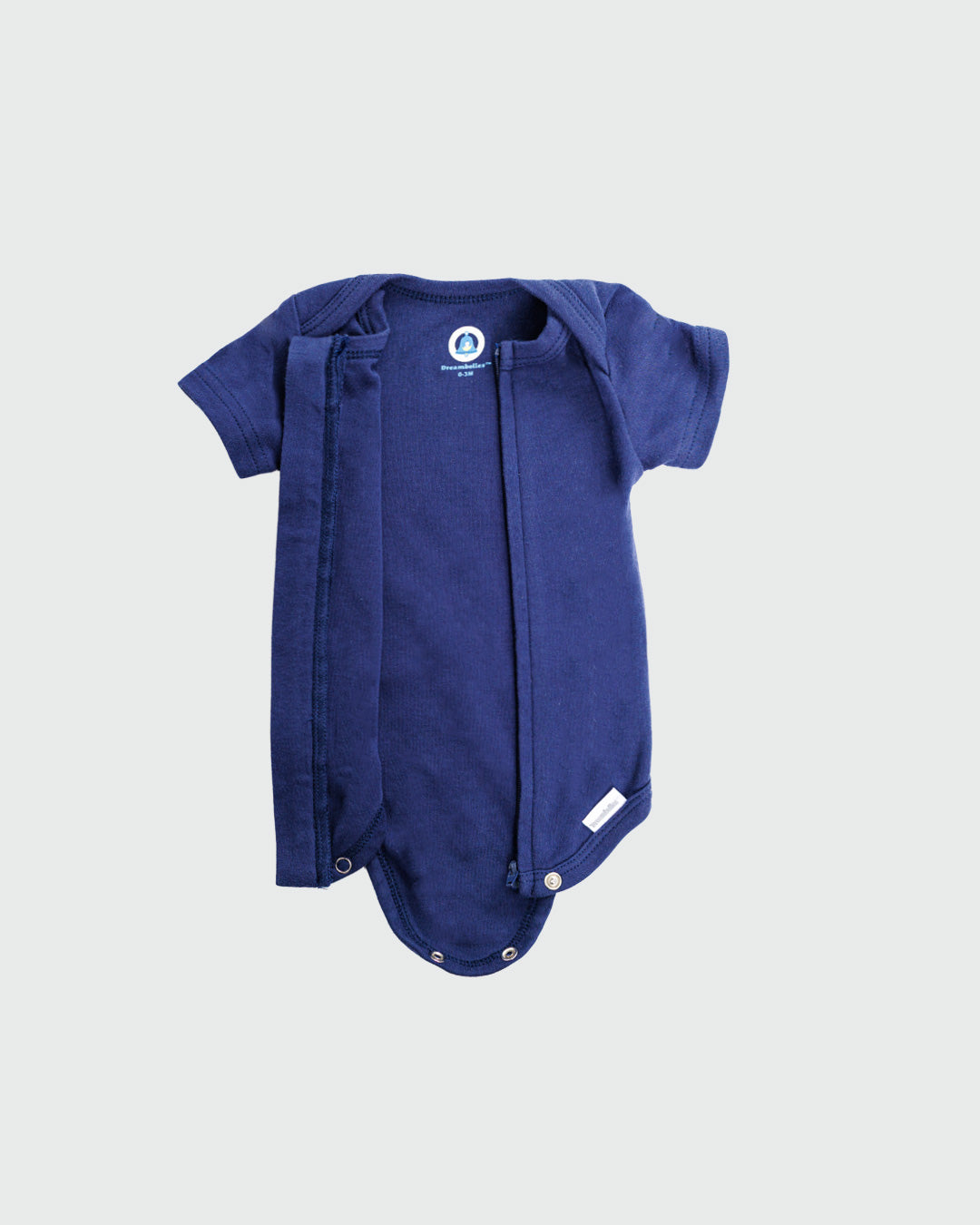 Zipper Bodysuit in Navy - Dreambelles
