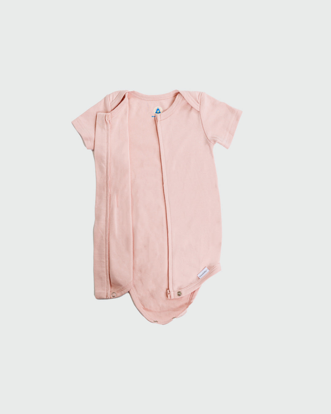 Zipper Bodysuit in Peach - Dreambelles