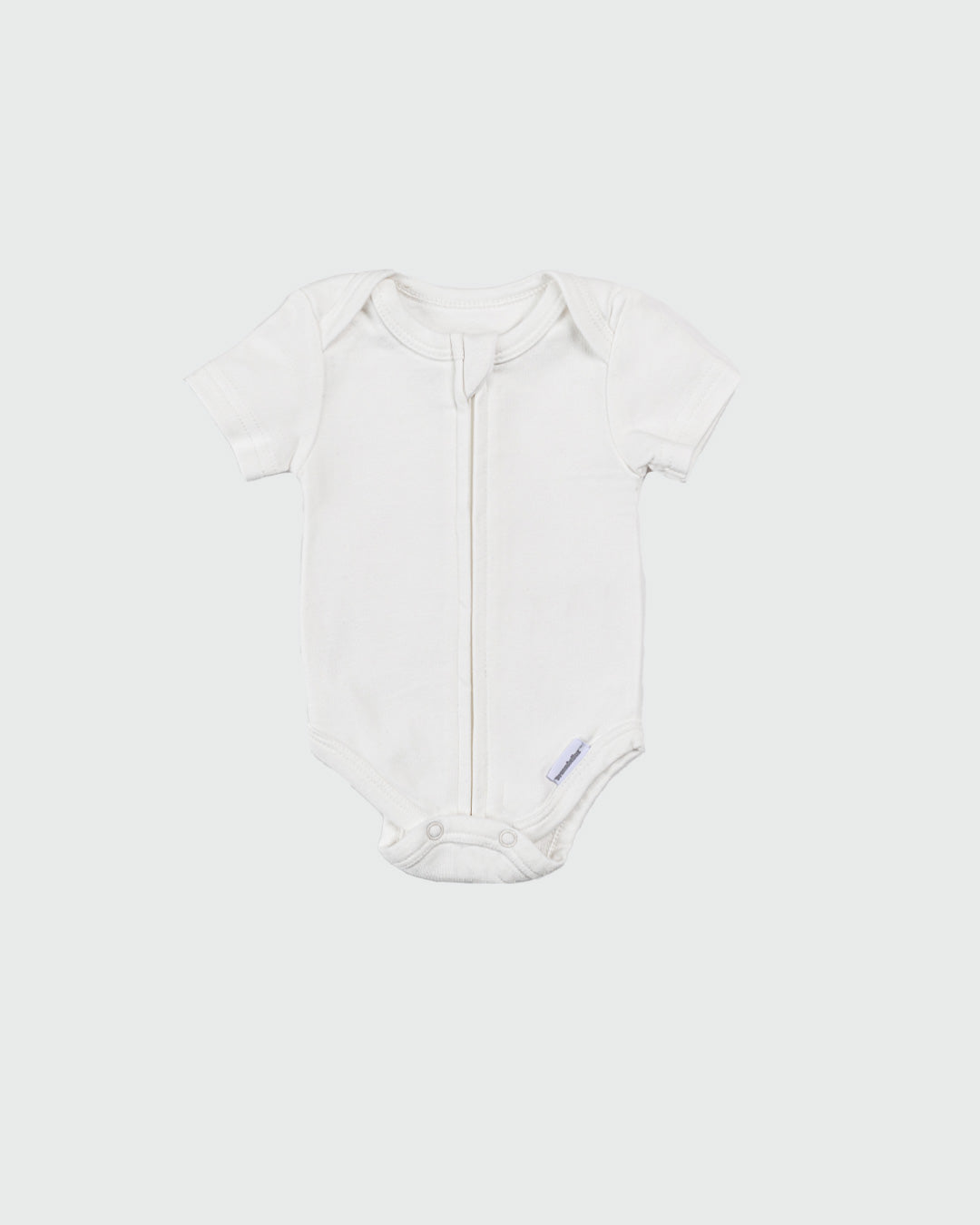 Zipper Bodysuit in Pearl - Dreambelles