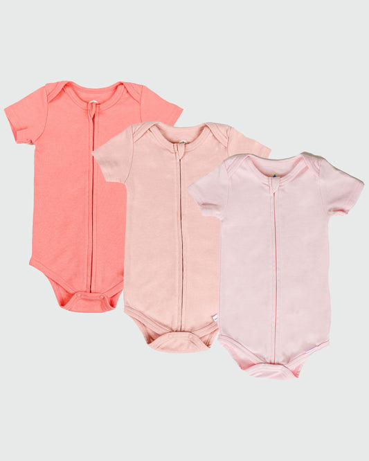 Short Sleeve Pink Bodysuit Bundle