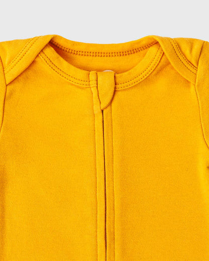 Zipper Bodysuit in Sunburst - Dreambelles
