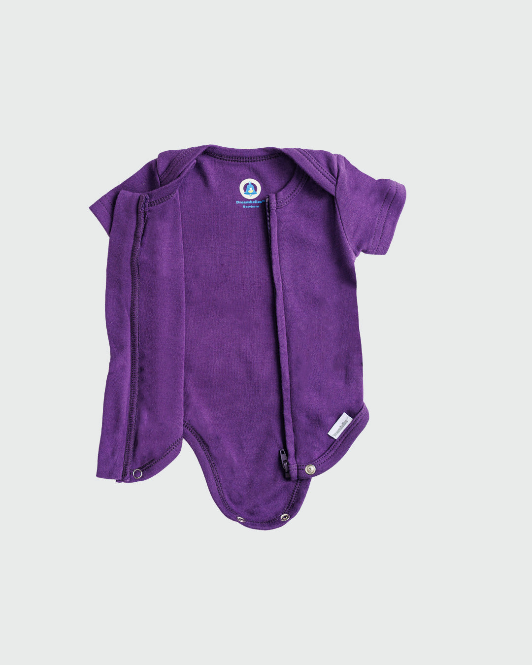 Zipper Bodysuit in Violet - Dreambelles