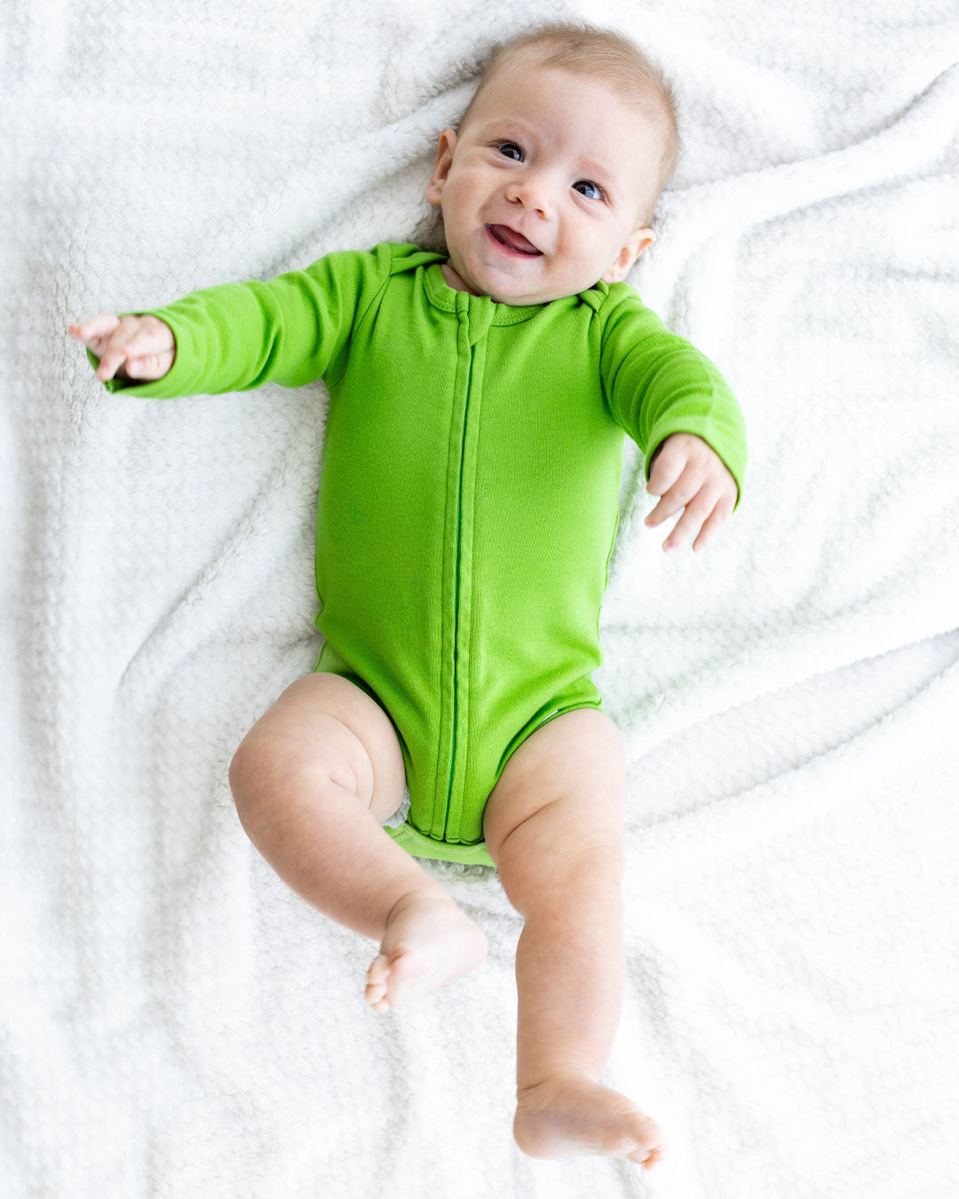 Long Sleeve Bodysuit in Forest - Dreambelles