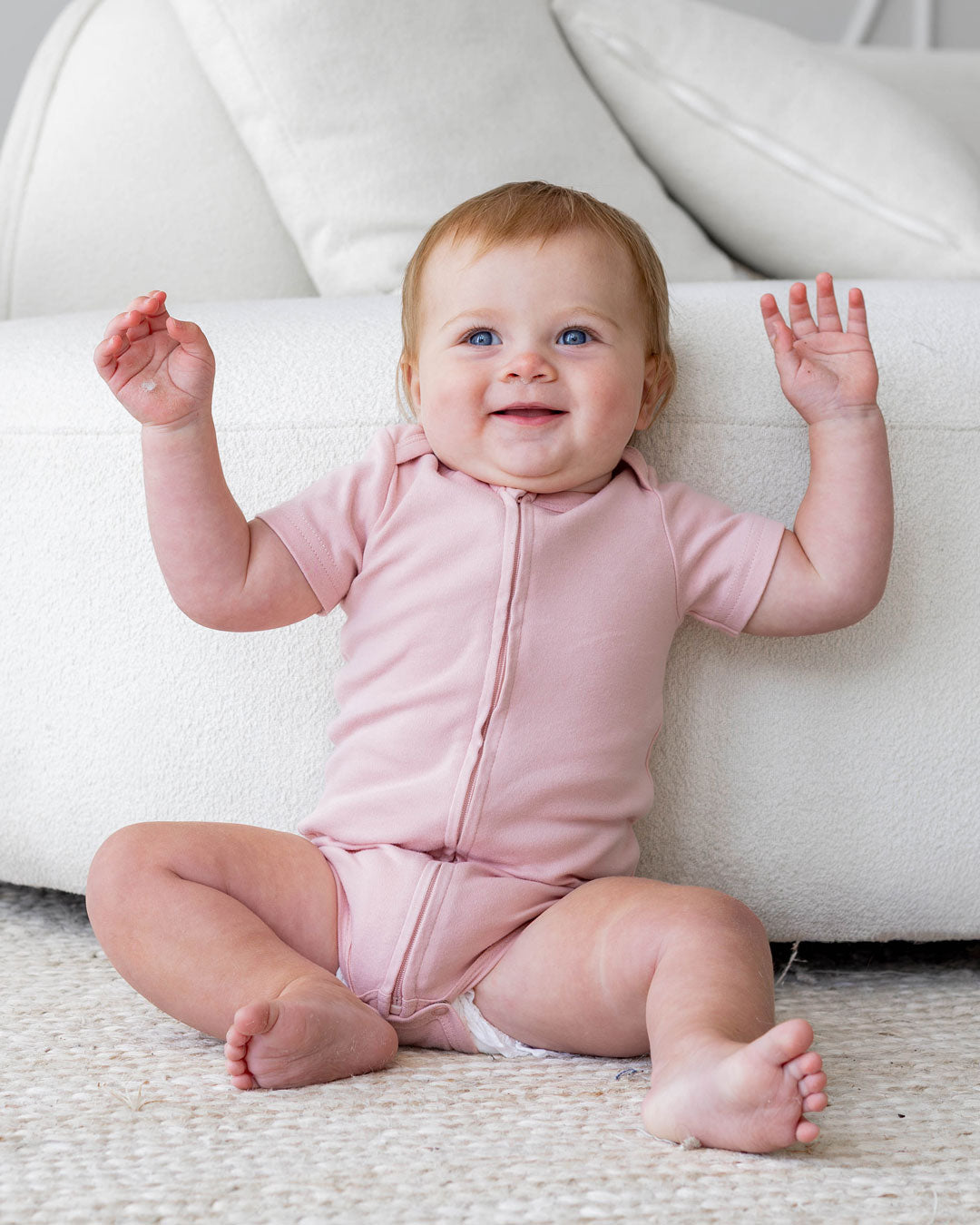 Bodysuit in Peach - Dreambelles
